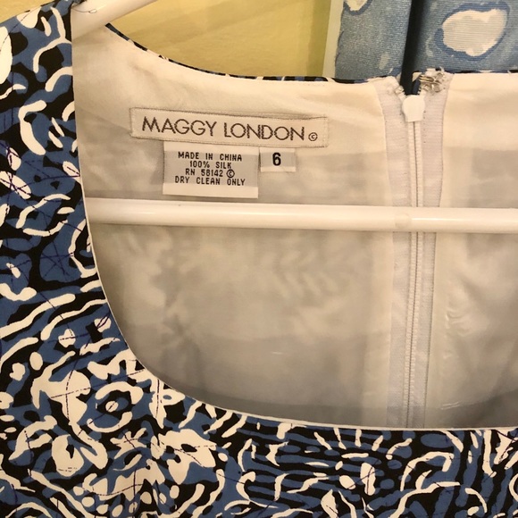 Maggy London Floral Pleated Dress - Picture 3 of 3